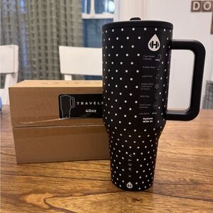 HydroJug x ACTA 40oz Traveler Polka Dot